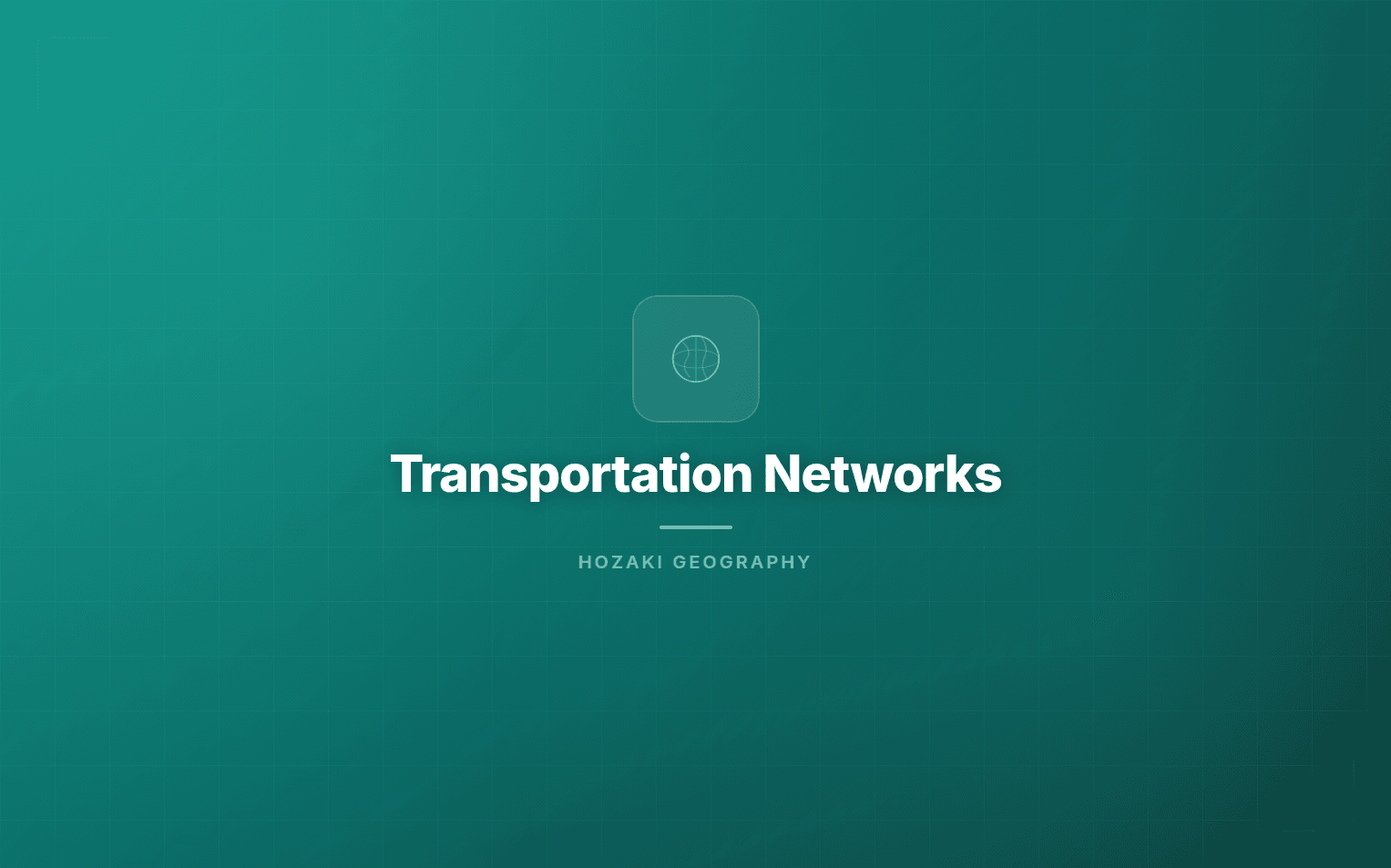 Transportation Networks