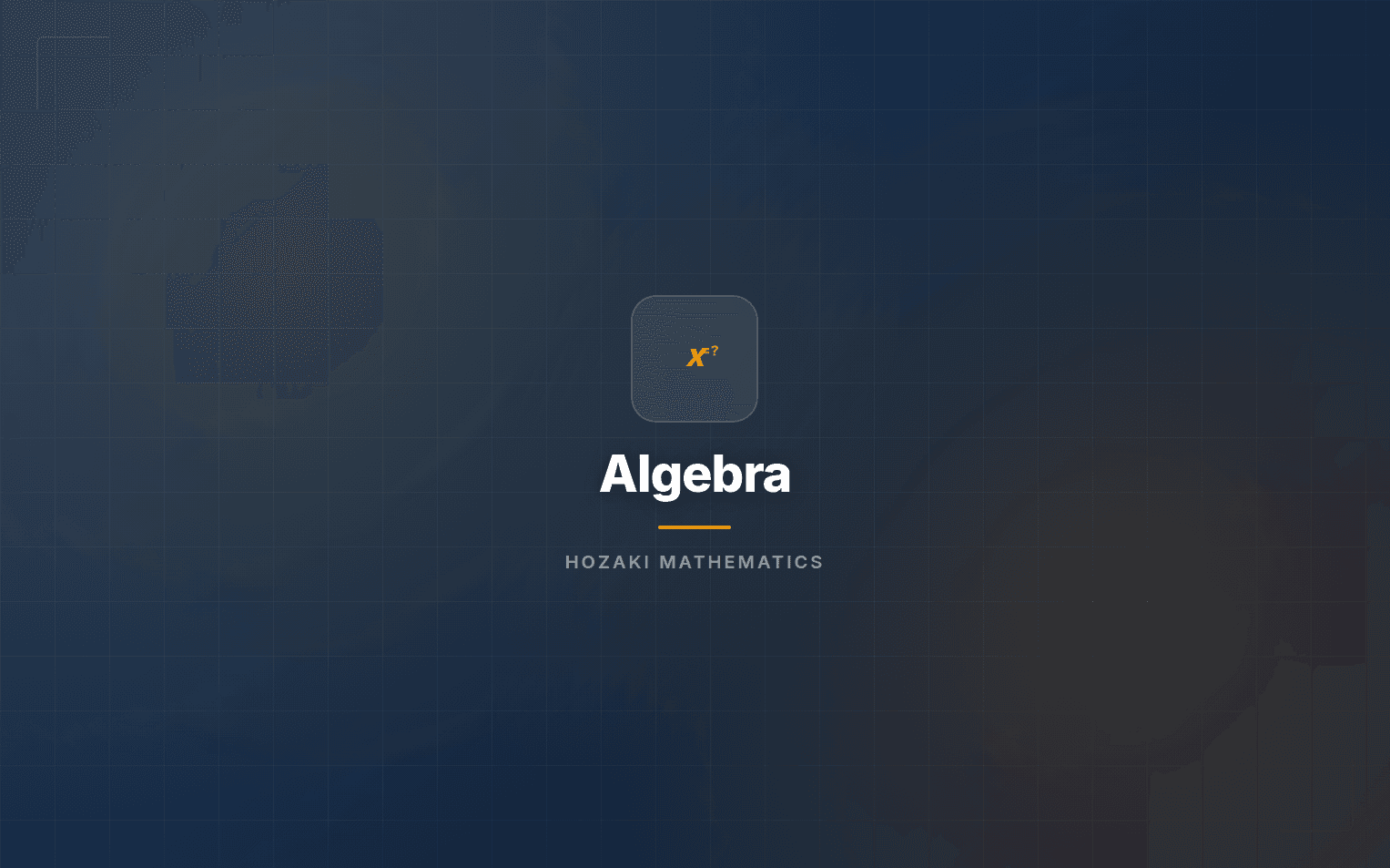 Algebra