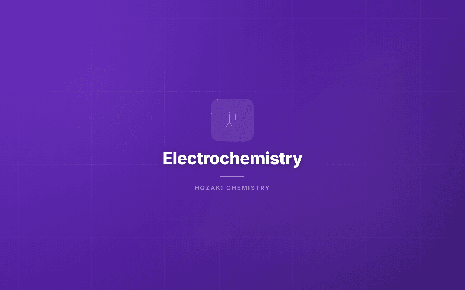 Electrochemistry