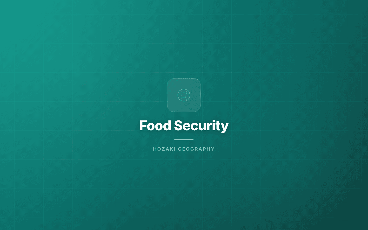 Food Security
