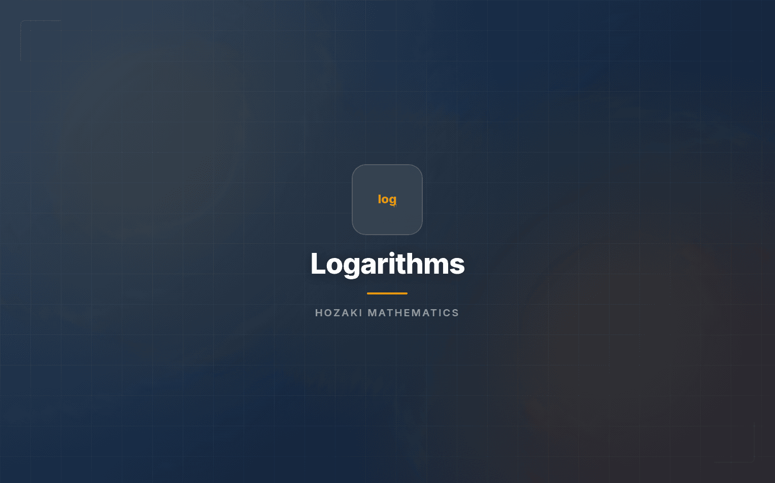 Logarithms