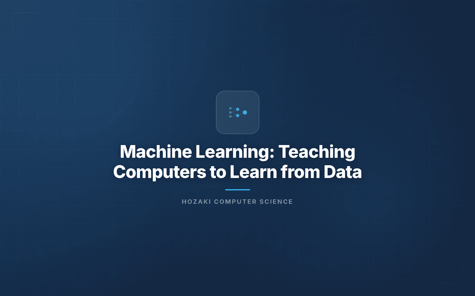 Machine Learning — Supervised Learning, Decision Trees, and Model Training